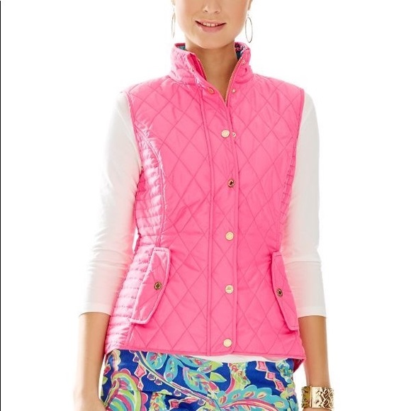 SOLD Hotpink Lilly Pulitzer Vest - Picture 3 of 3